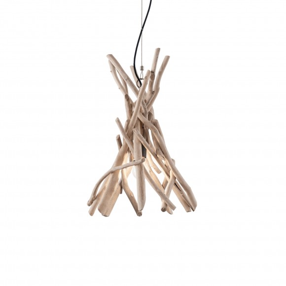 Ideal Lux 129600 závěsné stropní svítidlo Driftwood 1x60W|E27 - přírodní
