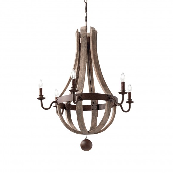 Ideal Lux 129693 závěsné stropní svítidlo Millennium 6x40W|E14
