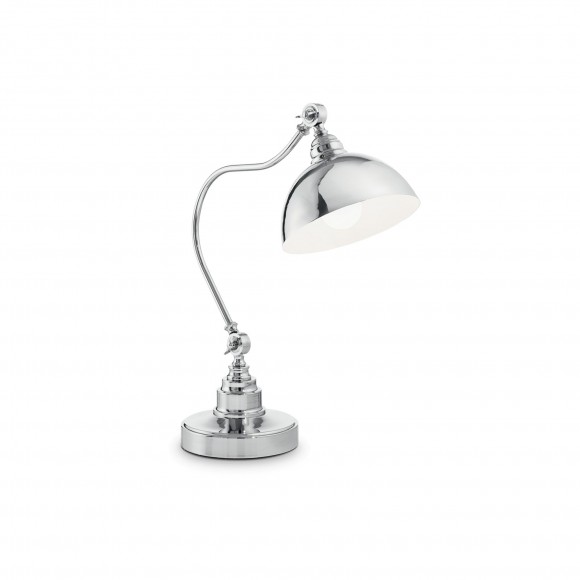 Ideal Lux 131757 stolní lampička Amsterdam 1x60W|E27 - chrom