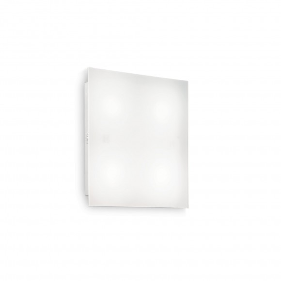 Ideal Lux 134888 nástěnné a přisazené stropní svítidlo Flat 1x15W|GX53 - bílé