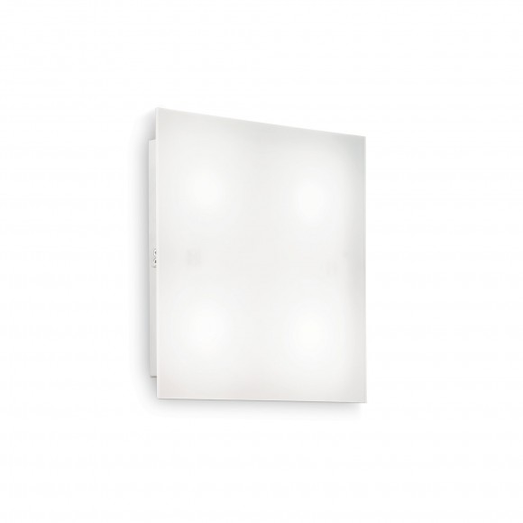 Ideal Lux 134895 nástěnné a přisazené stropní svítidlo Flat 4x15W|GX53 - bílé