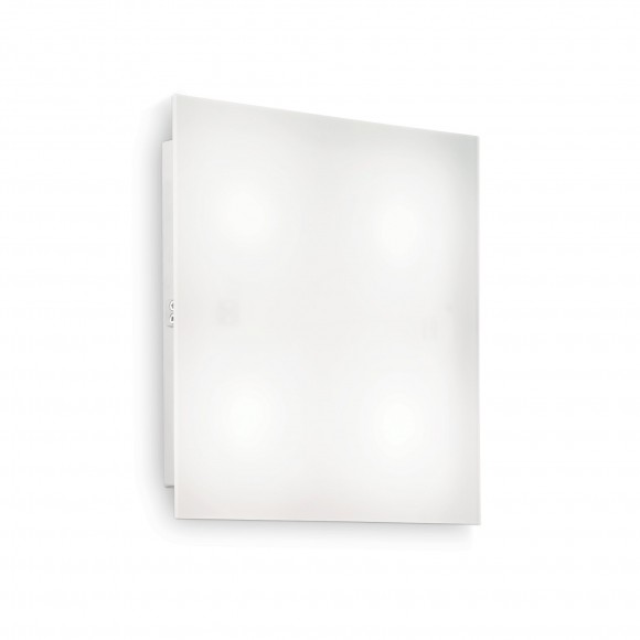 Ideal Lux 134901 nástěnné a stropní svítidlo flat 4x15W|GX53 - bílé, čtverec