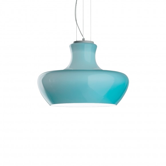 Ideal Lux 137261 závěsné stropní svítidlo Aladino 1x60W|E27 - azurové