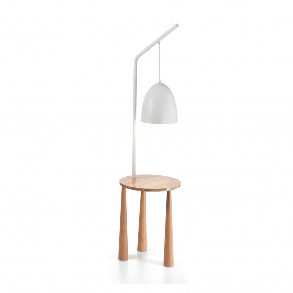 Ideal Lux 138282 stojací lampa Piano 1x60W|E27 - bílá