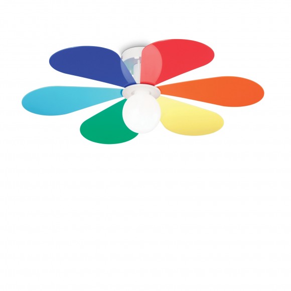 Ideal Lux 141336 dětské přisazené stropní svítidlo Flower 1x60W|E27