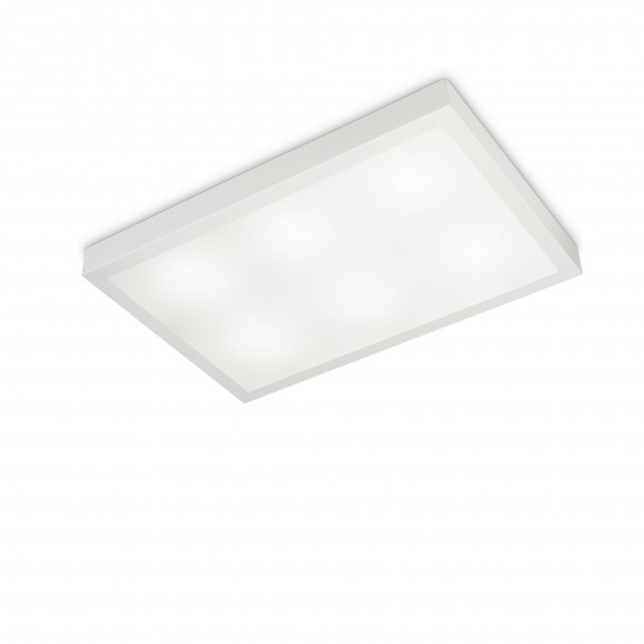 Ideal Lux 142180 přisazené stropní svítidlo Union 6x15W|GX53 - bílé