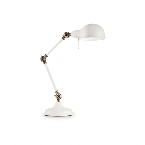 Ideal Lux 145198 stolní lampička Truman 1x60W|E27 - bílá