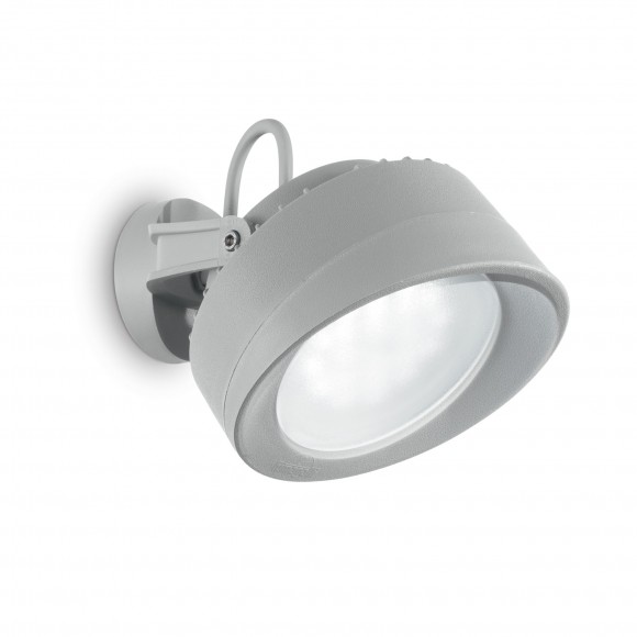 Ideal Lux 145327 venkovní nástěnná reflektorová lampa Tommy 1x10W|GX53|IP66 - šedá