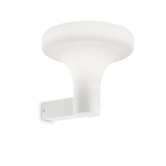 Ideal Lux 146560 venkovní nástěnná lampa Sound 1x60W|E27|IP44 - bílá
