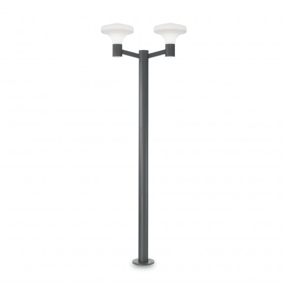 Ideal Lux 146874 venkovní lampa Sound 2x60W|E27|IP44 - antracit