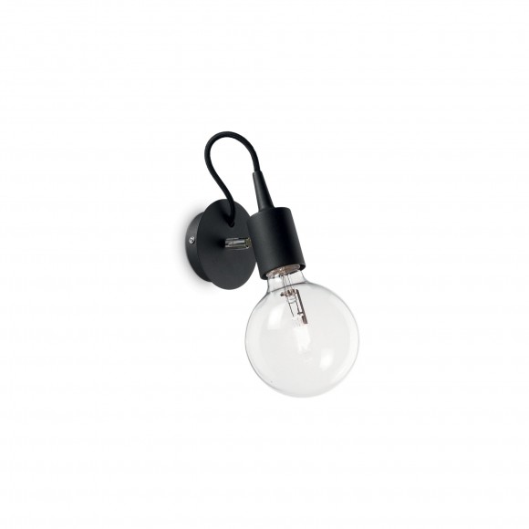 Ideal Lux 148908 nástěnné svítidlo Edison 1x60W|E27 - černé
