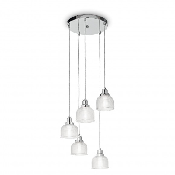Ideal Lux 153100 závěsné stropní svítidlo Ruby 5x40W|E14
