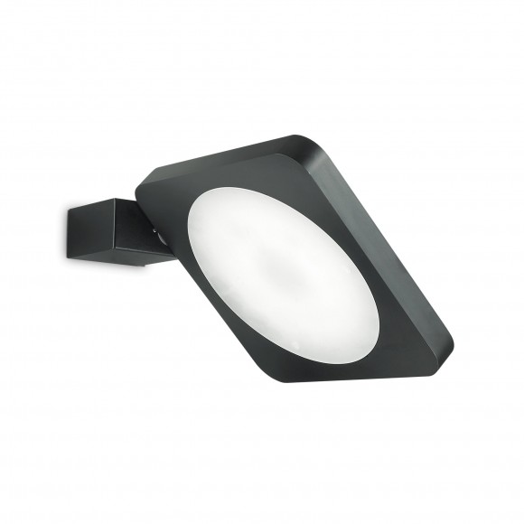 Ideal Lux 155425 LED nástěnné svítidlo Flap Square Nero 1x15W|3000K - černé