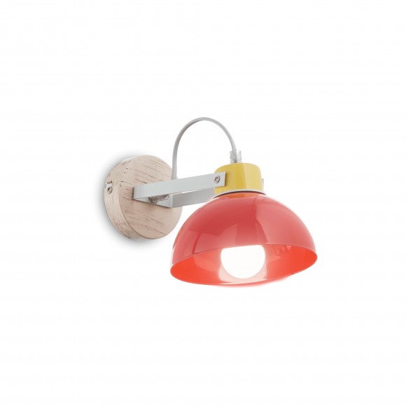 Ideal Lux 157122 dětské nástěnné svítidlo Titta Rosso 1x60W|E27 - červené