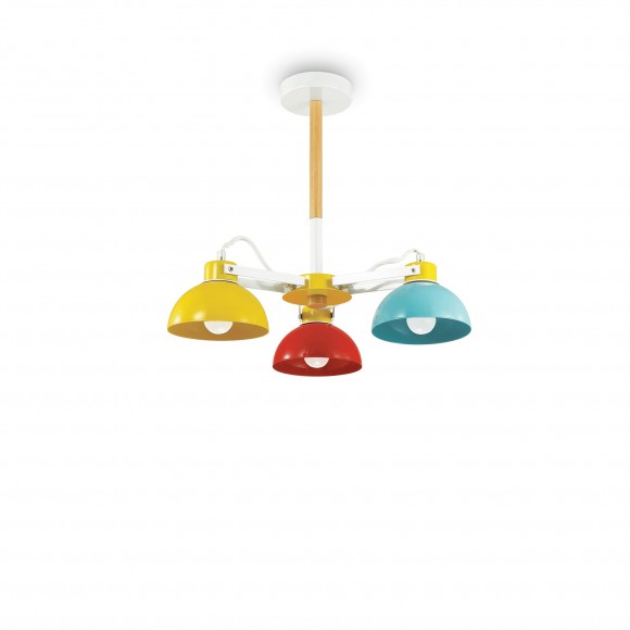Ideal Lux 157146 dětské stropní svítidlo Titti 3x60W|E27