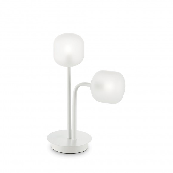 Ideal Lux 174433 stolní lampička Mallow Bianco 2x28W|G9 - bílá