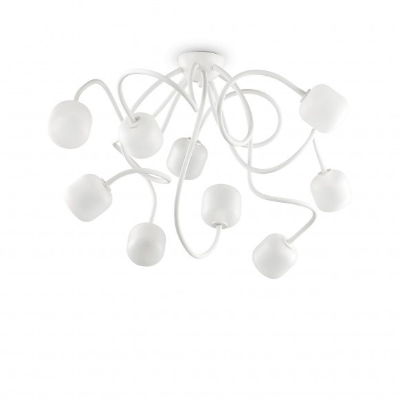 Ideal Lux 174990 přisazené stropní svítidlo Octopus Bianco 9x28W|G9 - bílé