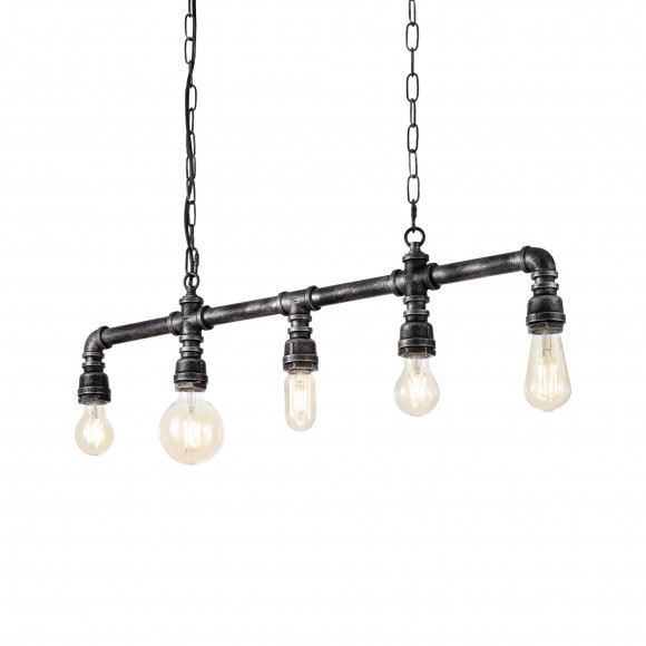 Ideal Lux 175355 závěsné stropní svítidlo Plumber 5x60W|E27