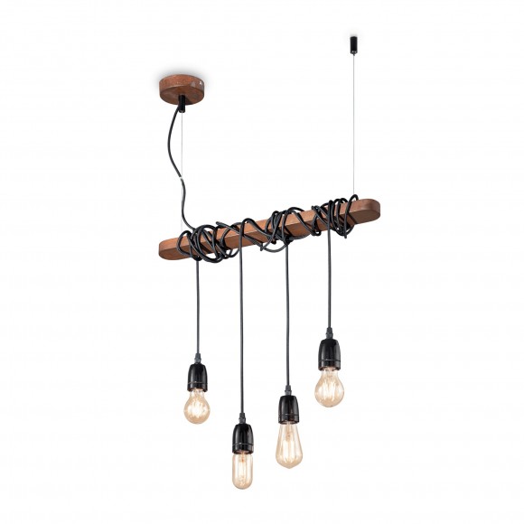 Ideal Lux 176352 závěsné stropní svítidlo Electric 4x60W|E27