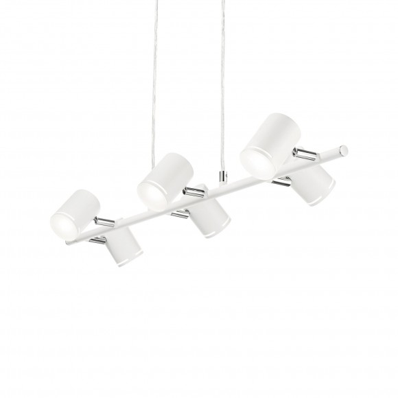 Ideal Lux 186825 LED závěsné stropní svítidlo Shots 6x30W | 2400lm | 3000K