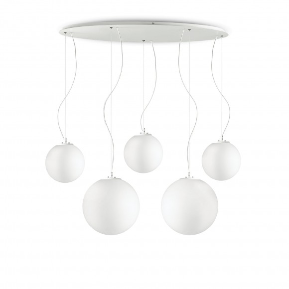 Ideal Lux 186894 závěsné stropní svítidlo Mapa Riga 5x60W|E27