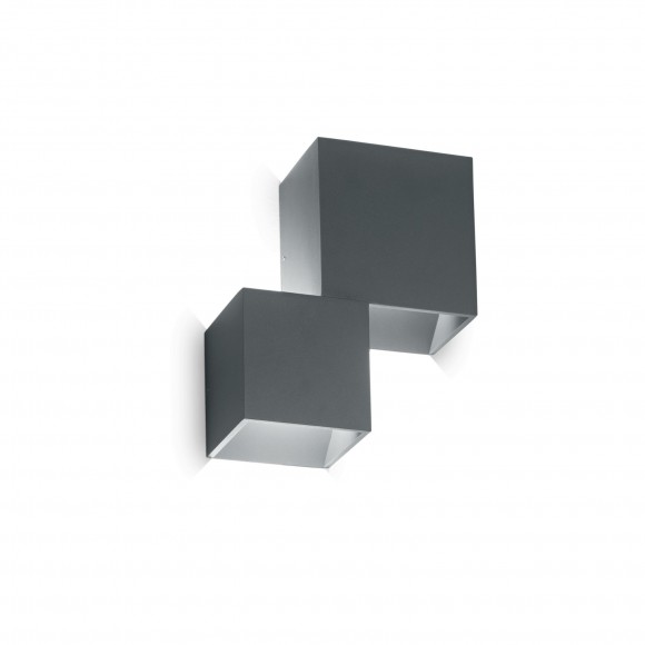 Ideal Lux 187341 LED venkovní nástěnné svítidlo Rubik 2x14W | 1150lm | 4000K | IP44