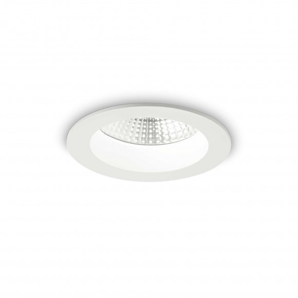 Ideal Lux 193458 LED zápustné stropní bodové svítidlo Basic accent 1x10W | 1000lm | 3000K | IP44 - bílá