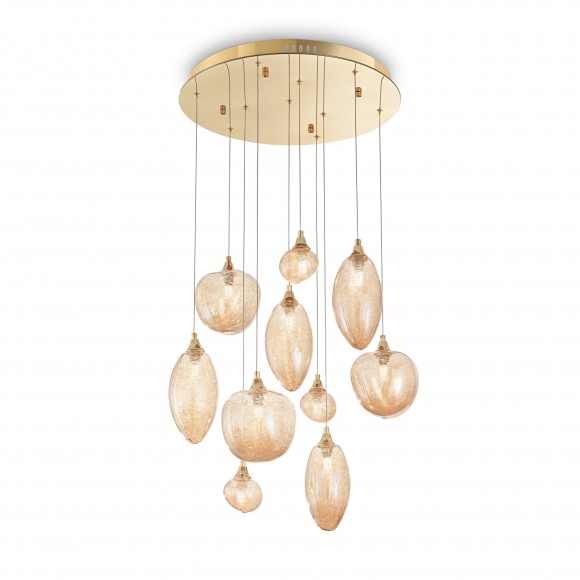 Ideal Lux 199801 závěsné stropní svítidlo Baco 10x15W|G9