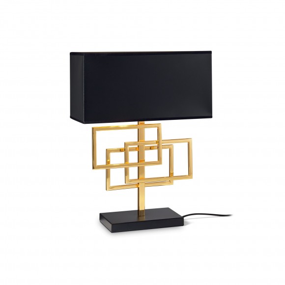 Ideal Lux 201115 stolní svítidlo Luxury 1x60W|E27 - černá, zlatá