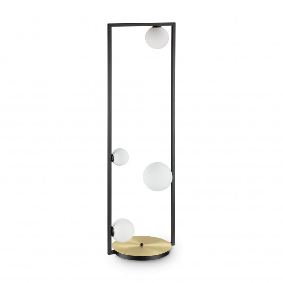 Ideal Lux 225104 stojací svítidlo Culto 4x28W | G9 - černá a mosaz