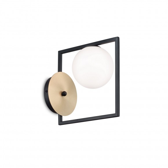 Ideal Lux 225111 nástěnná lampa Culto 1x28W | G9 - černá a mosaz