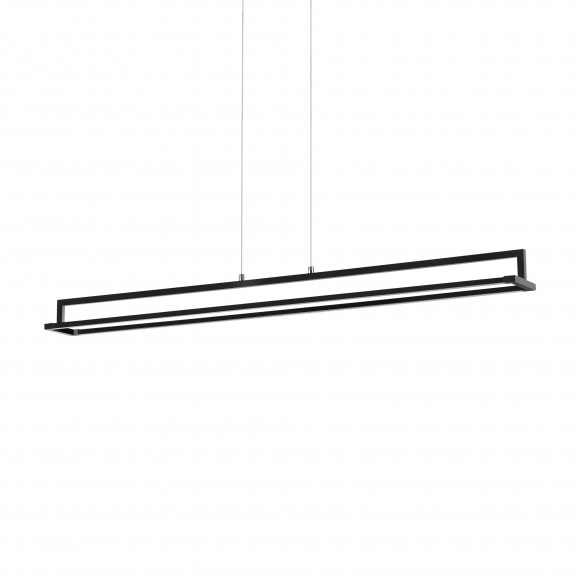 Ideal Lux 235141 LED zavěšený stropní lustr Rail 1x30W | 720lm | 3000K - černý, top design