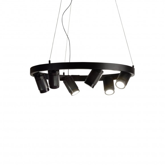 Ideal Lux 235929 LED zavěšený stropní lustr Zoom 6x28W | 1120lm | 3000K - černý