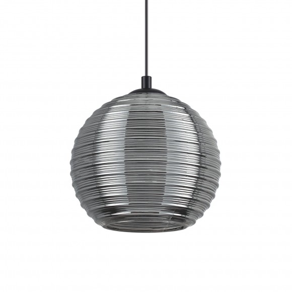 Ideal Lux 241227 závěsný stropní lustr Riga 1x60W | E27 - kouřové sklo