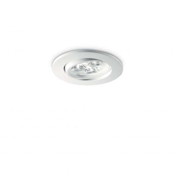 Ideal Lux 247823 LED bodová zápustná lampa Delta 1x3W | 240lm | 3000K - výklopná