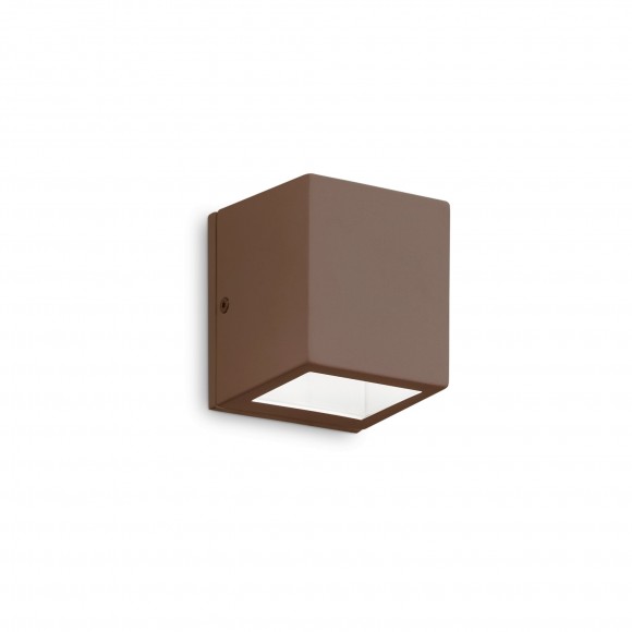 Ideal Lux 249346 venkovní nástěnná lampa Twin 1x15W | G9 | IP44 - kávová