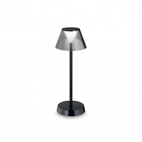 Ideal Lux 250274 nabíjecí stolní lampička Lolita s dotykovým ovládáním 1x7W | 3000K | IP44 - černá