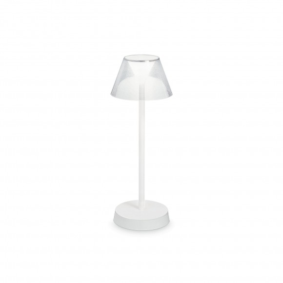 Ideal Lux 250281 nabíjecí stolní lampička Lolita s dotykovým ovládáním 1x7W | 3000K | IP54 - bílá