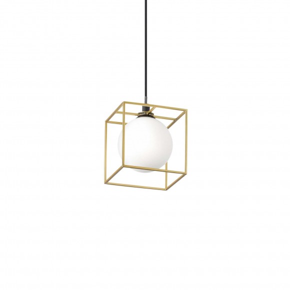 Ideal Lux 251103 závěsné svítidlo Lingotto 1x28W | G9 - mosaz