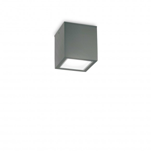 Ideal Lux 251554 přisazené stropní svítidlo Techo small 1x20W | GU10 | IP54 - antracit