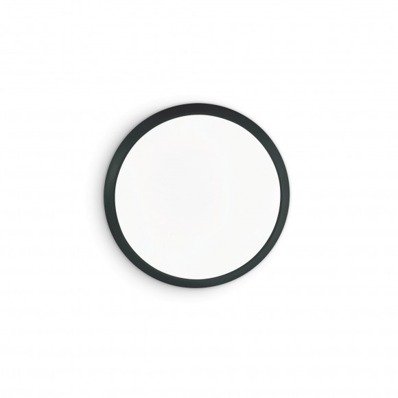 Ideal Lux 252605 LED přisazená stropní a nástěnná lampa Gemma 1x12W | 720lm | 3000K - černá