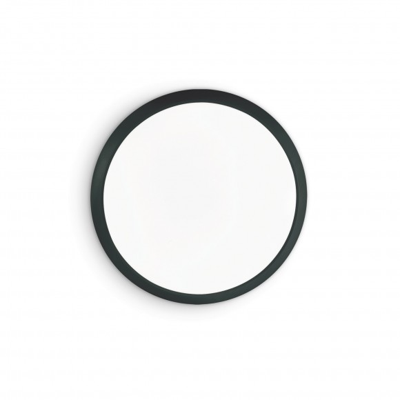 Ideal Lux 252629 LED přisazená stropní a nástěnné svítidlo Gemma 1x24W | 1650lm | 3000K - černá
