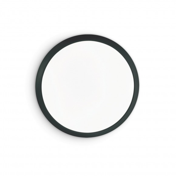 Ideal Lux 252643 LED přisazená stropní a nástěnné svítidlo Gemma 1x36W | 2400lm | 3000K - černá