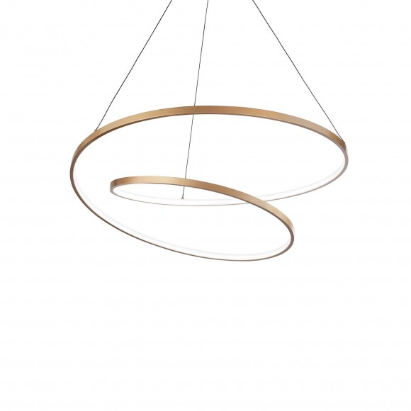 Ideal Lux 269443 LED závěsné stropní svítidlo Oz 1x47W | 5000lm | 3000K - zlatá