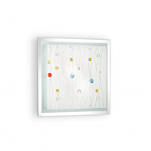 Ideal Lux přisazené stropní a nástěnné svítidlo Ocean Color 2x60W | E27 - multicolor