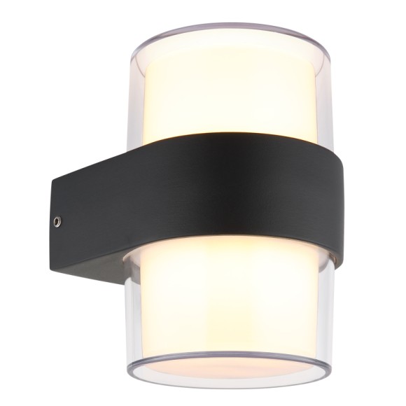 Globo 34317 LED nástěnné svítidlo IGNACIO | 10W integrovaný LED zdroj | 980lm | 3000K | antracit