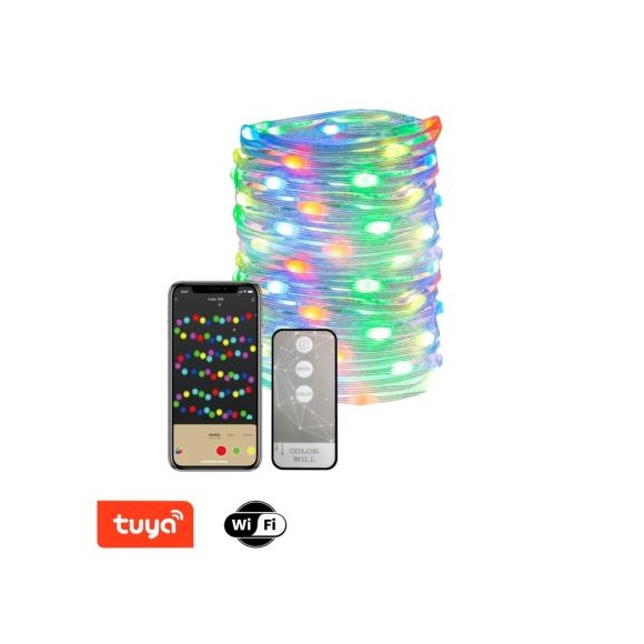 Immax NEO LITE  07366L Smart vánoční LED osvětlení - řetěz 16m, 160ks RGB diod, WiFi, TUYA