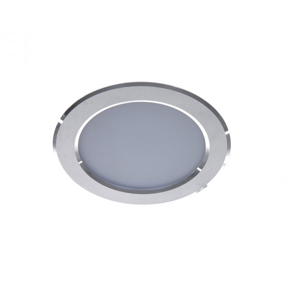 Italux 204032 LED zápustné stropní bodové svítidlo Luxram 1x12W | 1200lm | 4000K - stříbrná