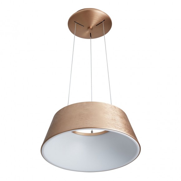 Italux 5356-840RP-GB-3 LED závěsné stropní svítidlo Lunga1x40W | 2200lm | 3000K - zlatohnědá, bílá