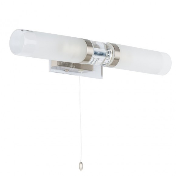 Italux MB030101-2SN nástěnná lampa do koupelny Hook 2x40W|E14|IP44